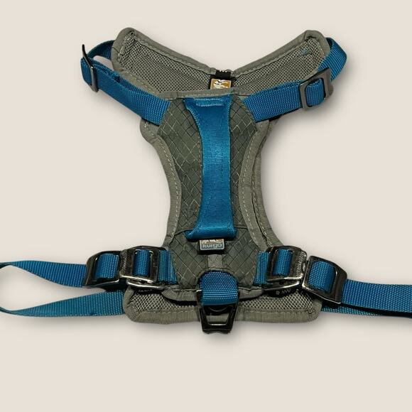 Kurgo Journey Air Dog Harness Size Medium (M) Blue Gray Unisex With Handle - Picture 1 of 6